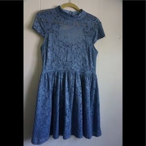 Blue Lace Dress